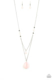 Time To Hit The ROAM - Pink Necklace - Paparazzi Accessories Necklace Bedazzle Me Pretty Mobile Fashion Boutique