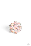 Time to SHELL-ebrate - Pink Ring - Paparazzi Accessories Ring Bedazzle Me Pretty Mobile Fashion Boutique