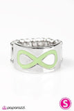 Timeless Sophistication - Green Ring - Paparazzi Accessories Ring Bedazzle Me Pretty Mobile Fashion Boutique