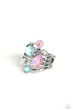 Timeless Trickle - Blue Ring - Paparazzi Accessories Ring Bedazzle Me Pretty Mobile Fashion Boutique