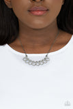 Timeless Trimmings - Black Necklace - Paparazzi Accessories Necklace Bedazzle Me Pretty Mobile Fashion Boutique