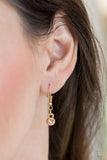 Timeless Trio - Gold Necklace - Paparazzi Accessories Necklace Bedazzle Me Pretty Mobile Fashion Boutique