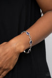Timelessly Teary - Purple Bracelet - Paparazzi Accessories Bracelet Bedazzle Me Pretty Mobile Fashion Boutique