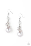 Timelessly Traditional - Silver Earrings - Paparazzi Accessories Earrings Bedazzle Me Pretty Mobile Fashion Boutique