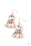 To have and to SPARKLE - Copper Earrings - Paparazzi Accessories Earrings Bedazzle Me Pretty Mobile Fashion Boutique