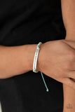 To Live, To Learn, To Love - Blue Bracelet - Paparazzi Accessories Bracelet FS-Bedazzle Me Pretty Mobile Fashion Boutique