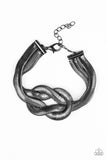 To The Max - Black MEN'S Bracelet - Paparazzi Accessories Bracelet Bedazzle Me Pretty Mobile Fashion Boutique