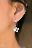 Toast To Perfection - White Necklace - Paparazzi Accessories Necklace Bedazzle Me Pretty Mobile Fashion Boutique
