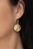 Token Treasure - Gold Necklace - Paparazzi Accessories Necklace Bedazzle Me Pretty Mobile Fashion Boutique