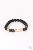 Tone Down - Brown Bracelet - Paparazzi Accessories Bracelet Bedazzle Me Pretty Mobile Fashion Boutique