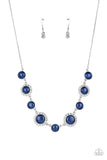 Too Good to BEAM True - Blue Necklace - Paparazzi Accessories Necklace Bedazzle Me Pretty Mobile Fashion Boutique
