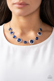 Too Good to BEAM True - Blue Necklace - Paparazzi Accessories Necklace Bedazzle Me Pretty Mobile Fashion Boutique