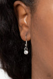 Too Good to BEAM True - White Necklace - Paparazzi Accessories Necklace Bedazzle Me Pretty Mobile Fashion Boutique