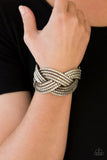 Top Class Chic - Brown Bracelet - Paparazzi Accessories Bracelet Bedazzle Me Pretty Mobile Fashion Boutique