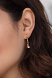 Top Dollar Twinkle - Copper Necklace - Paparazzi Accessories Necklace Bedazzle Me Pretty Mobile Fashion Boutique