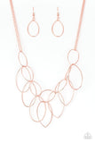 Top-TEAR Fashion - Copper Necklace - Paparazzi Accessories Necklace Bedazzle Me Pretty Mobile Fashion Boutique