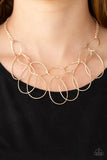 Top-TEAR Fashion - Rose Gold Necklace - Paparazzi Accessories Necklace Bedazzle Me Pretty Mobile Fashion Boutique