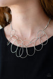 Top-TEAR Fashion - Silver Necklace - Paparazzi Accessories Necklace Bedazzle Me Pretty Mobile Fashion Boutique