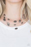Top ZEN - Black Necklace - Paparazzi Accessories Necklace Bedazzle Me Pretty Mobile Fashion Boutique