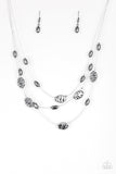 Top ZEN - Black Necklace - Paparazzi Accessories Necklace Bedazzle Me Pretty Mobile Fashion Boutique