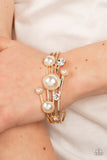 Total SAIL-Out - Gold Bracelet - Paparazzi Accessories Bracelet Bedazzle Me Pretty Mobile Fashion Boutique