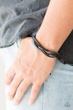 Total Trekker - Black Bracelet - Paparazzi Accessories Bracelet Bedazzle Me Pretty Mobile Fashion Boutique