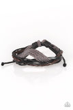 Total Trekker - Black Bracelet - Paparazzi Accessories Bracelet Bedazzle Me Pretty Mobile Fashion Boutique