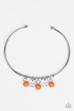 Totally Tahoe - Orange Bracelet - Paparazzi Accessories Bracelet Bedazzle Me Pretty Mobile Fashion Boutique