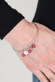 Totally Tahoe - Pink Bracelet - Paparazzi Accessories Bracelet Bedazzle Me Pretty Mobile Fashion Boutique
