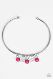 Totally Tahoe - Pink Bracelet - Paparazzi Accessories Bracelet Bedazzle Me Pretty Mobile Fashion Boutique