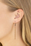 Totally Tassel - Copper Necklace - Paparazzi Accessories Necklace Bedazzle Me Pretty Mobile Fashion Boutique