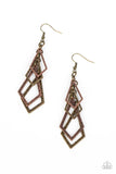 Totally TERRA-ific - Multi Earrings - Paparazzi Accessories Earrings Bedazzle Me Pretty Mobile Fashion Boutique