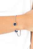 Totally Traditional - Blue Bracelet - Paparazzi Accessories Bracelet Bedazzle Me Pretty Mobile Fashion Boutique