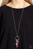 Totally Trolling - Pink Necklace - Paparazzi Accessories Necklace Bedazzle Me Pretty Mobile Fashion Boutique