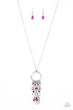 Totally Trolling - Purple Necklace - Paparazzi Accessories Necklace Bedazzle Me Pretty Mobile Fashion Boutique