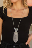 Totem Tassel - Green Necklace - Paparazzi Accessories Necklace Bedazzle Me Pretty Mobile Fashion Boutique