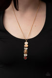 Totem Treasure - Brown Necklace - Paparazzi Accessories Necklace Bedazzle Me Pretty Mobile Fashion Boutique
