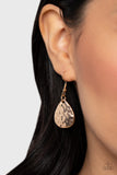 Totem Trek - Gold Necklace - Paparazzi Accessories Necklace Bedazzle Me Pretty Mobile Fashion Boutique