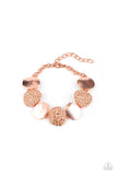 Tough LUXE - Copper Bracelet - Paparazzi Accessories Bracelet Bedazzle Me Pretty Mobile Fashion Boutique