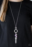 Tour de Desert - Purple Necklace - Paparazzi Accessories Necklace Bedazzle Me Pretty Mobile Fashion Boutique