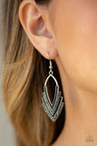 Tour de Force - Silver Earrings - Paparazzi Accessories Earrings Bedazzle Me Pretty Mobile Fashion Boutique