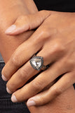 Tour de Timeless - Black Ring - Paparazzi Accessories Ring Bedazzle Me Pretty Mobile Fashion Boutique
