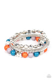 Tour de Tourist - Multi Bracelet - Paparazzi Accessories Bracelet Bedazzle Me Pretty Mobile Fashion Boutique