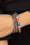 Tour de Tourist - Multi Bracelet - Paparazzi Accessories Bracelet Bedazzle Me Pretty Mobile Fashion Boutique