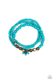 Tour de Tranquility - Brass Bracelet - Paparazzi Accessories Bracelet Bedazzle Me Pretty Mobile Fashion Boutique