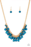 Tour de Trendsetter - Blue Necklace - Paparazzi Accessories Necklace Bedazzle Me Pretty Mobile Fashion Boutique
