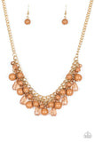 Tour de Trendsetter - Brown Necklace - Paparazzi Accessories Necklace Bedazzle Me Pretty Mobile Fashion Boutique