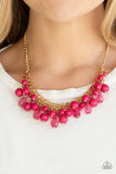 Tour de Trendsetter - Pink Necklace - Paparazzi Accessories Necklace Bedazzle Me Pretty Mobile Fashion Boutique