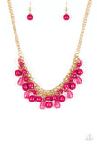 Tour de Trendsetter - Pink Necklace - Paparazzi Accessories Necklace Bedazzle Me Pretty Mobile Fashion Boutique