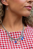 Tourist Timeline - Multi Necklace - Paparazzi Accessories Necklace Bedazzle Me Pretty Mobile Fashion Boutique